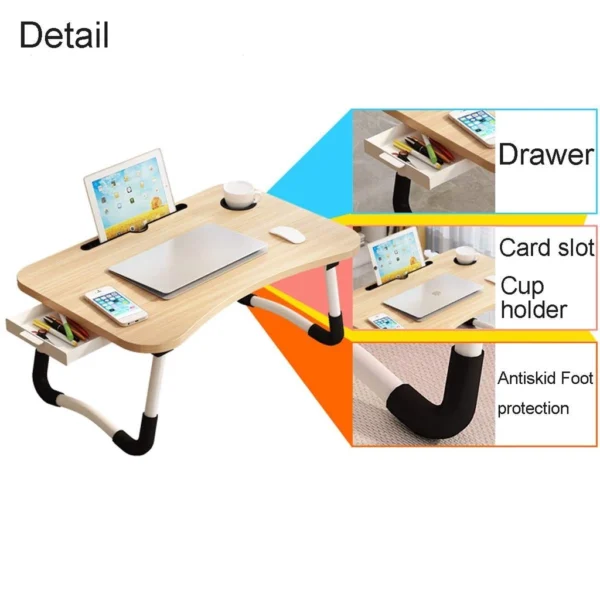 032fa4e6acfc1d042b2e995894b779de.webp Alescomall Foldable Anti Slip Mini Table