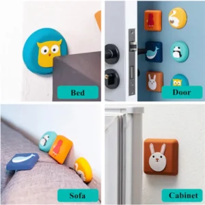 Self Adhesive Rubber Door Buffer Wall Protectors Door
