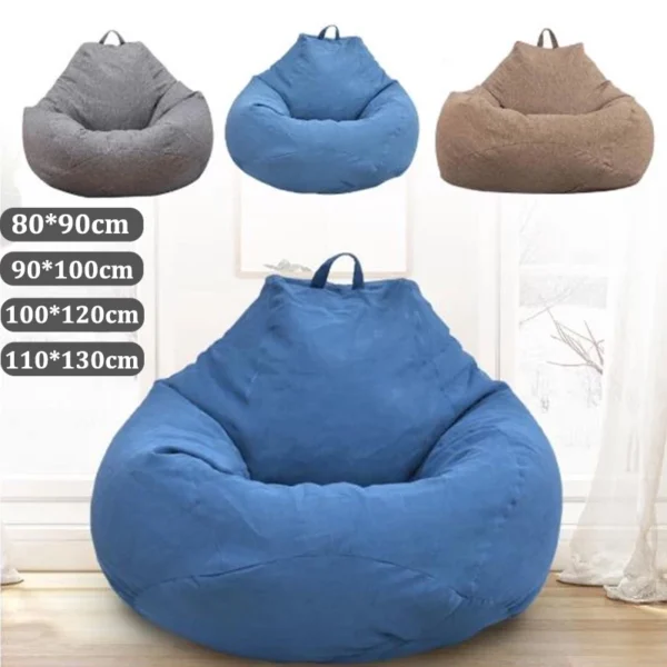 cn-11134207-7ras8-m3dcpo0i6z8v1f.webp Random Bean Bag Sofa Cover L100cm W100cm H90cm