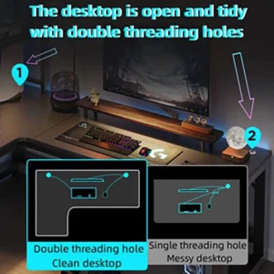 L Shape Gaming Table 180cm