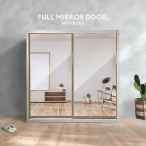 Mirror Sliding Door Wardrobe 6x8 8x8