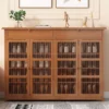 Bamboo Shoe Cabinet L100cm W30cm H90cm