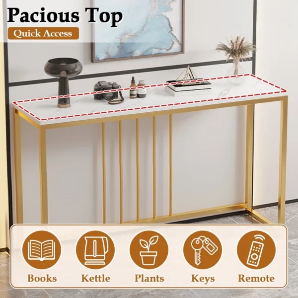 my-11134207-7rasd-mbd90wfru4ru33.webp Marble Console Table L100cm W30cm H80cm