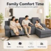 my-11134207-820l4-mqbgm7lohkw0ed.webp L-Shape Recliner Sofa L272cm W102cm H86cm