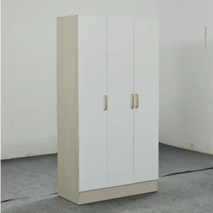 3 Door Wardrobe L90cm W41.5cm H170.6cm