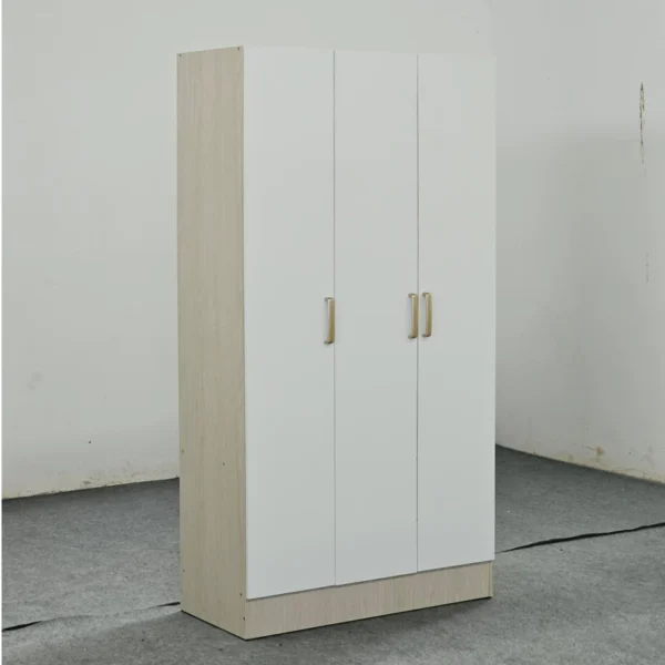 3 Door Wardrobe L90cm W41.5cm H170.6cm
