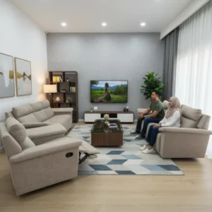 EWJ 3895 1+2+3 Recliner Sofa Set L200cm W90cm H100cm