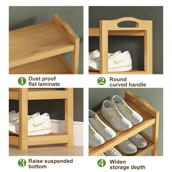 LULU 5 Layer Wooden Shoe Rack