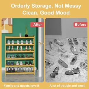 LULU 5 Layer Wooden Shoe Rack