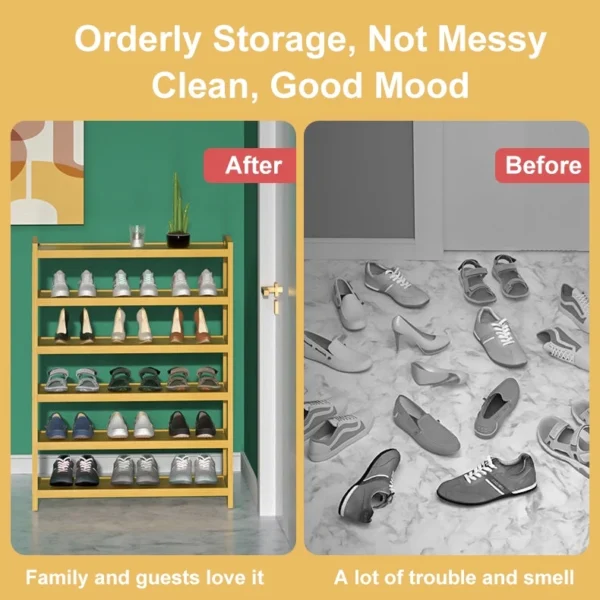 LULU 5 Layer Wooden Shoe Rack