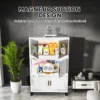 Folding Storage Cabinet Double Door