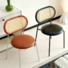 2PCS Rattan Dining Chair L48cm W45cm H82cm