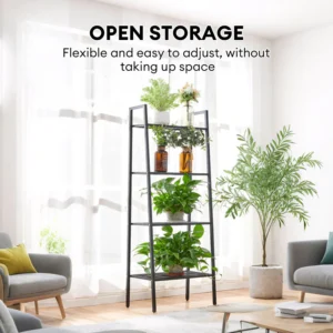 Random 4 Tier Bookshelf Storage Rack